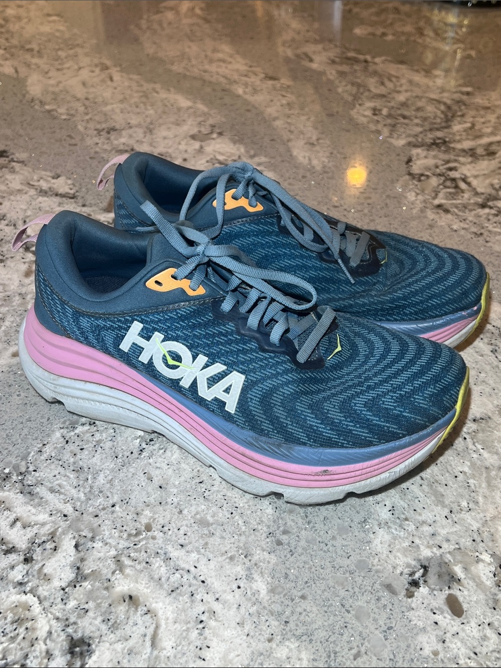 HOKA ONE ONE Gaviota 5 Women's Size 9.5 B Real Teal Shadow Max Cushion